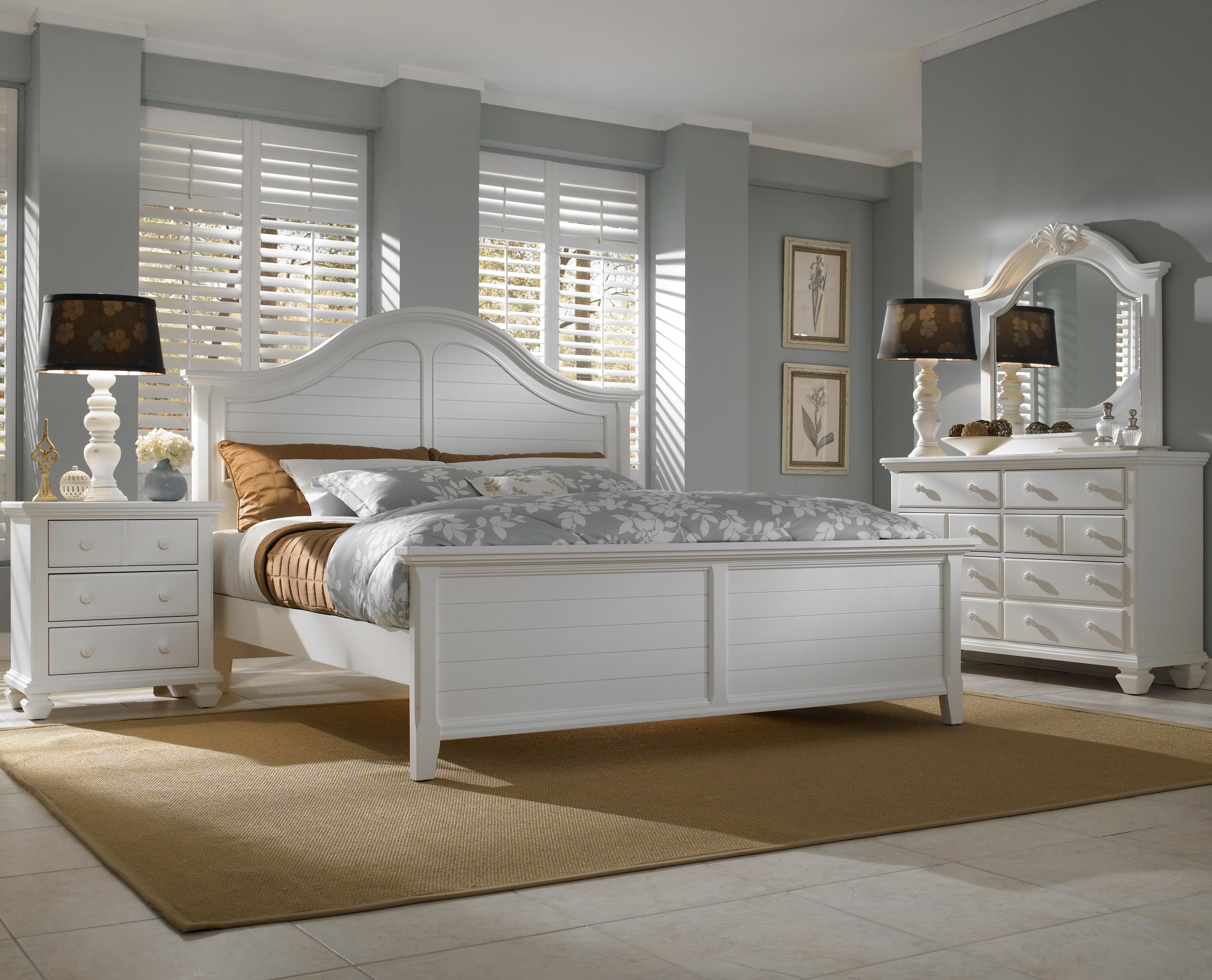 Broyhill Furniture Mirren Harbor Full/Queen Arched Panel Headboard